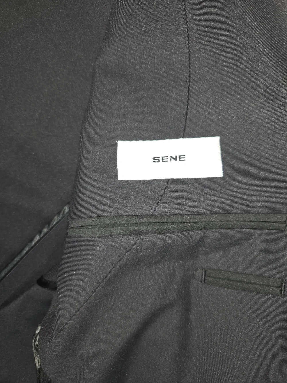 Sene Men's Soho FlexTech Blazer Jacket NWT Black Stretch Performance 40L